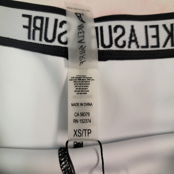 Akela Surf Women's Neoprene Bikini Bottoms Grey/blue Design Size XS/TP - Picture 3 of 4